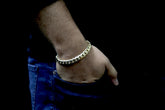 10K Semi-Solid Gold Miami Cuban Bracelet - 4.5MM - White Carat Diamonds
